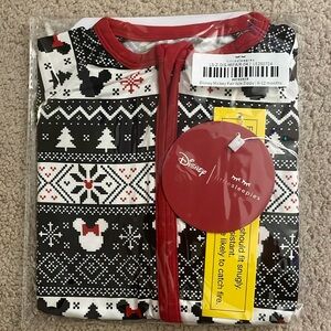 Little Sleepies x Disney Mickey Fair Isle Zippy